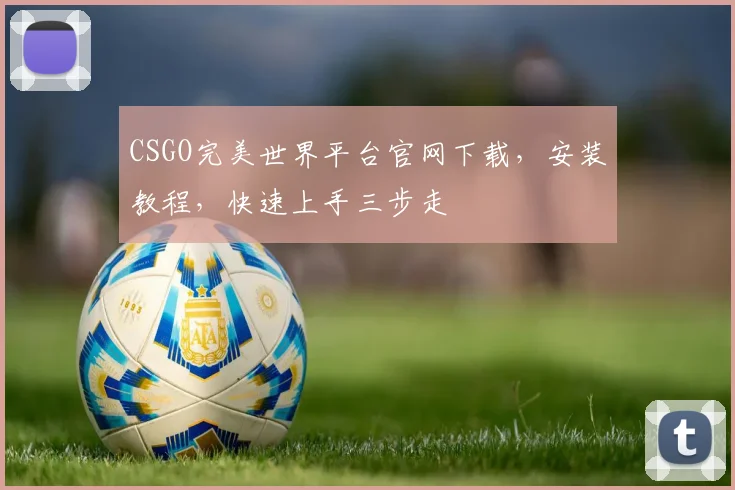 CSGO完美世界平台官网下载，安装教程，快速上手三步走